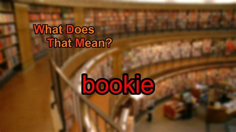 booky slang meaning